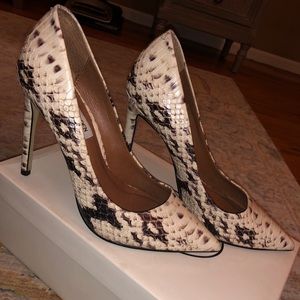 Snake print Steve Madden heels